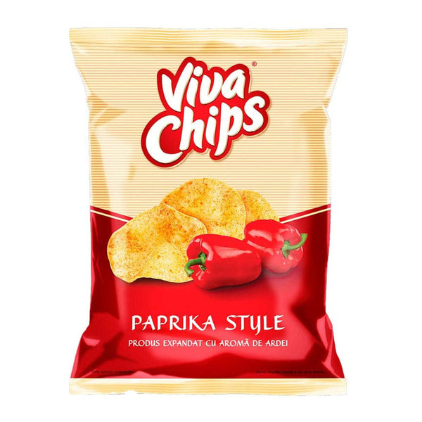 EUROPEAN FOOD VIVA CHIPS PAPRIKA 100GR