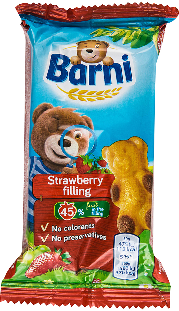 BARNI PRAJITURA CAPSUNI 30GR