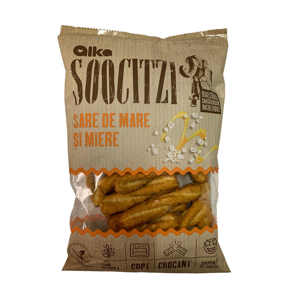 SOOCITZI CU SARE DE MARE SI MIERE 80GR