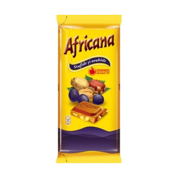 AFRICANA CIOCOLATA ARAHIDE SI STAFIDE 90GR