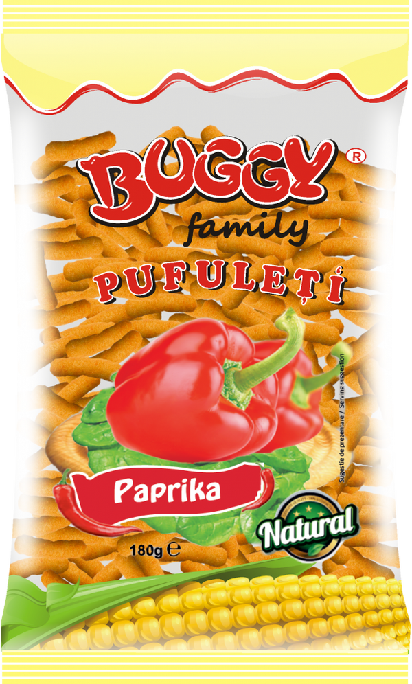 BUGGY PUFULETI FAMILY PAPRIKA 150GR