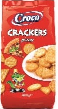 CROCO CRACKERS PIZZA 400GR