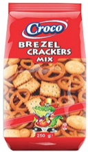 CROCO MIX BREZEL&CRACKERS 250GR