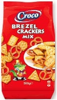 CROCO MIX BREZEL&CRACKERS 500GR