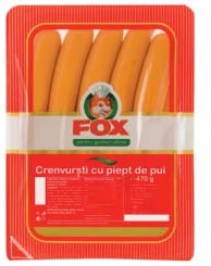 FOX CREMWURSTI CU PIEPT DE PUI ART 470GR