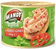 MANDY PATE VEGETAL ARDEI 200GR