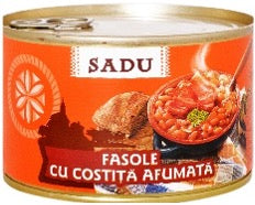 SADU FASOLE CU COSTITA 400GR